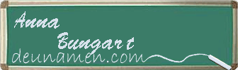 Anna Bungart Visitenkarte